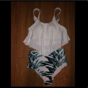 Duostick Tankini Swim Suit (NWT)